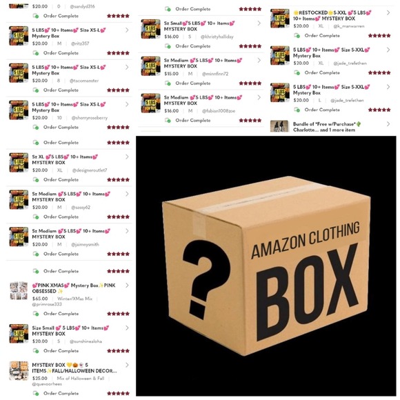 Amazon Other Restock5lbsamazon Mystery Box Poshmark